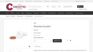 The Ceramic Shop - Porcelain Insulator