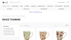 The Cornucopia Shop - Floral Teacups and Mugs