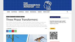 The Engineering Mindset - Three Phase Transformers