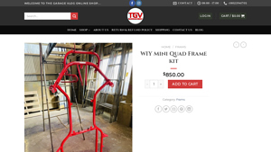 The Garage Vlog Shop - Lightweight Mini Quad Frame Kit