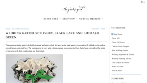 The Garter Girl - Wedding Garter Set