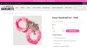 The House of Bachelorette - Fuzzy Handcuff Set