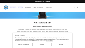 The Icy Seat™ - Refreshing Airflow & Enhanced Recovery