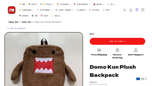 The Japan Box - Domo Kun Plush Backpack