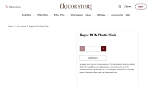True Fabrications - Rogue 10 Oz Plastic Flask