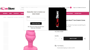 The Love Store - Naughty Bits® Yum Bum™ Ice Cream Cone Butt Plug