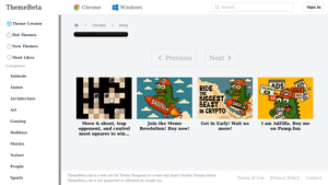 ThemeBeta - Chrome Themes Platform