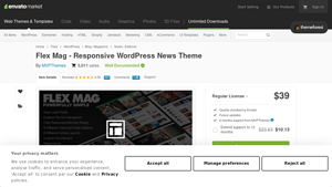Flex Mag - Responsive WordPress News Theme