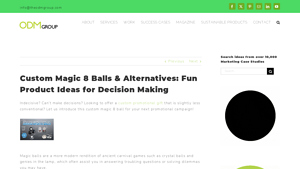 The ODM Group - Custom Magic 8 Balls