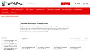 Corona - Black Nylon Paint Brush
