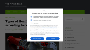 The Piping Talk - Heat Exchanger Types