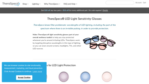 TheraSpecs - LED Light Sensitivity Glasses