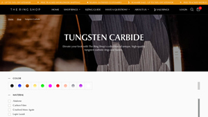 The Ring Shop - Tungsten Carbide Rings