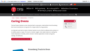 Thermal Product Solutions - Gruenberg Truck-In Oven