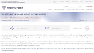 Thermopedia - Plate and Frame Heat Exchangers