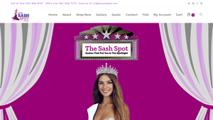 The Sash Spot - Custom Sashes