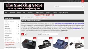 The Smoking Store - Electric Cigarette Rolling Machines