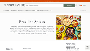 The Spice House - Brazilian Spices Collection