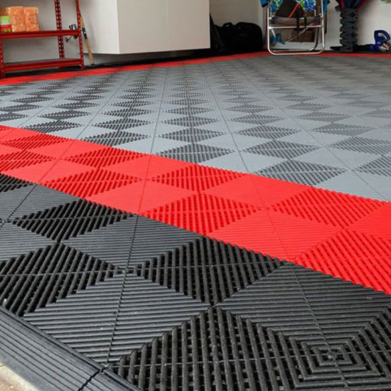 An application scenario or product detail of thin tile plastic resin flooring plastic - Image 9