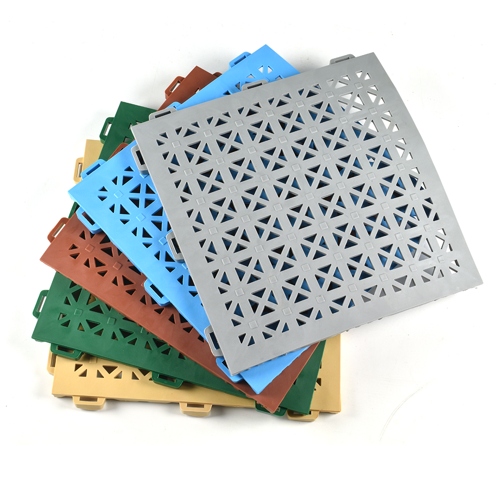An application scenario or product detail of thin tile plastic resin flooring plastic - Image 12