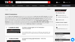 Thor Broadcast - HDMI to RF Modulators