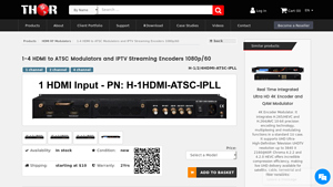 Thor Broadcast - HDMI to ATSC Modulators & IPTV Encoders