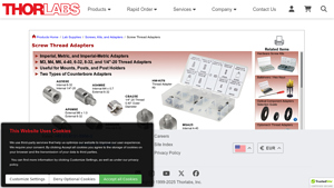 Thorlabs - Screw Thread Adapters