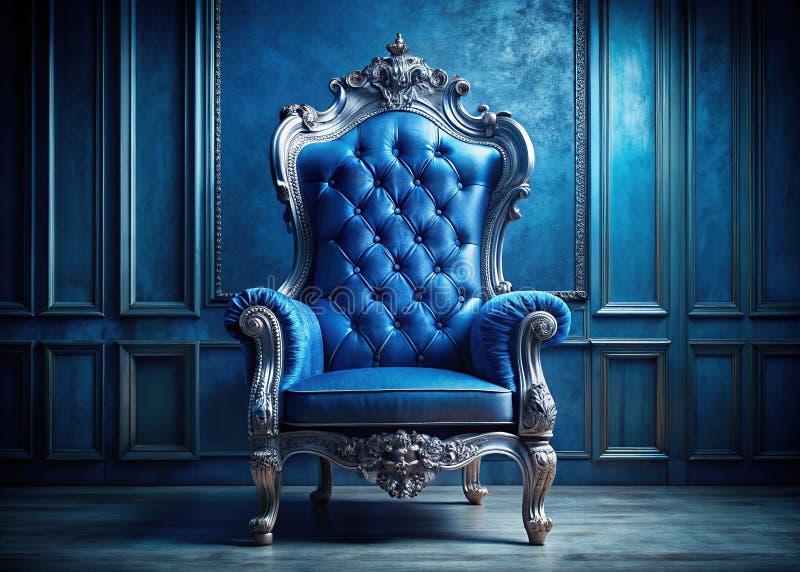An application scenario or product detail of throne with dark blue - Image 11