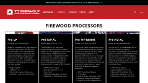 Timberwolf - Firewood Processors