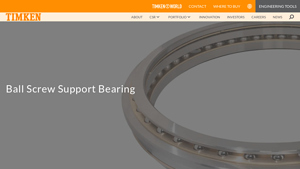 Timken - Fafnir® Ball Screw Support Bearings