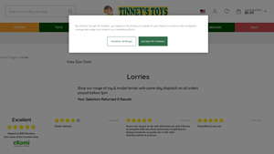 Tinneys Toys - Toy Lorries for Kids