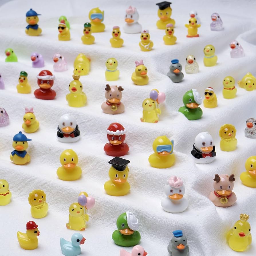 An application scenario or product detail of tiny plastic ducks - Image 4