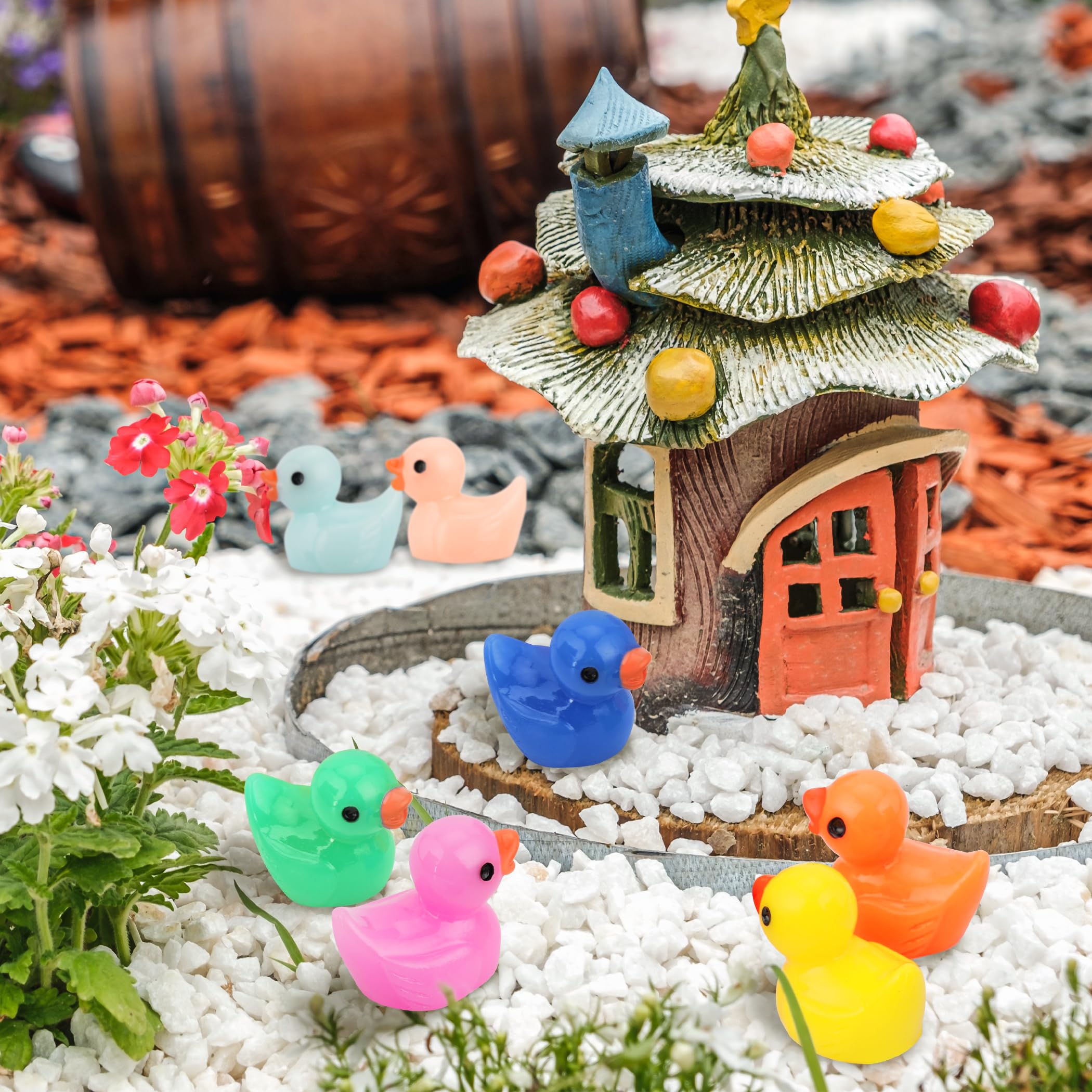 An application scenario or product detail of tiny plastic ducks - Image 8