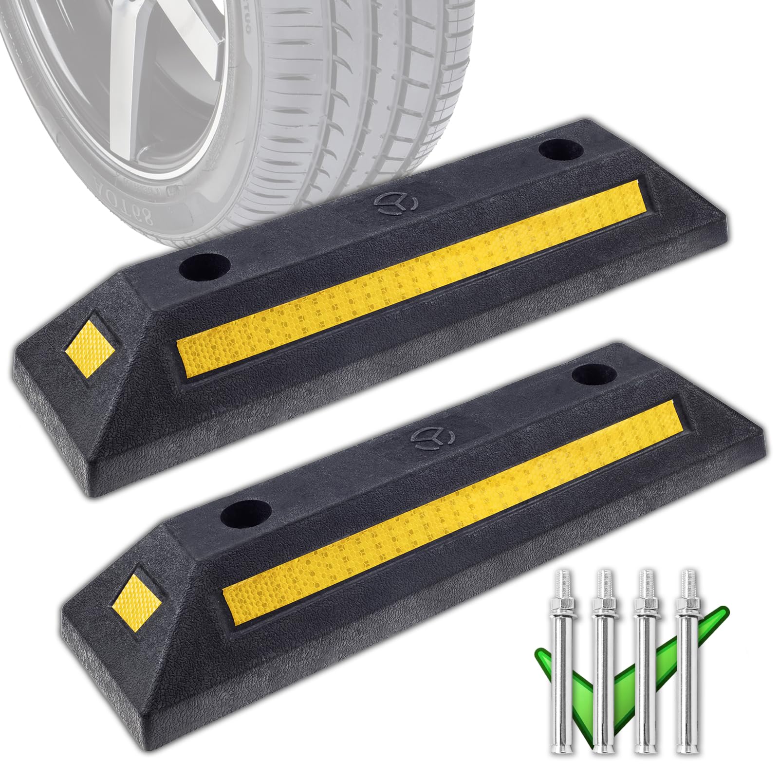An application scenario or product detail of tire stopper - Image 1