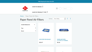 Outdoor Parts - Paper Panel Air Filters