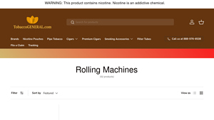 Tobacco General - Cigarette Rolling Machines