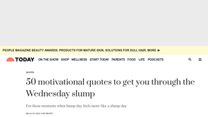 Today.com - Wednesday Motivation Quotes
