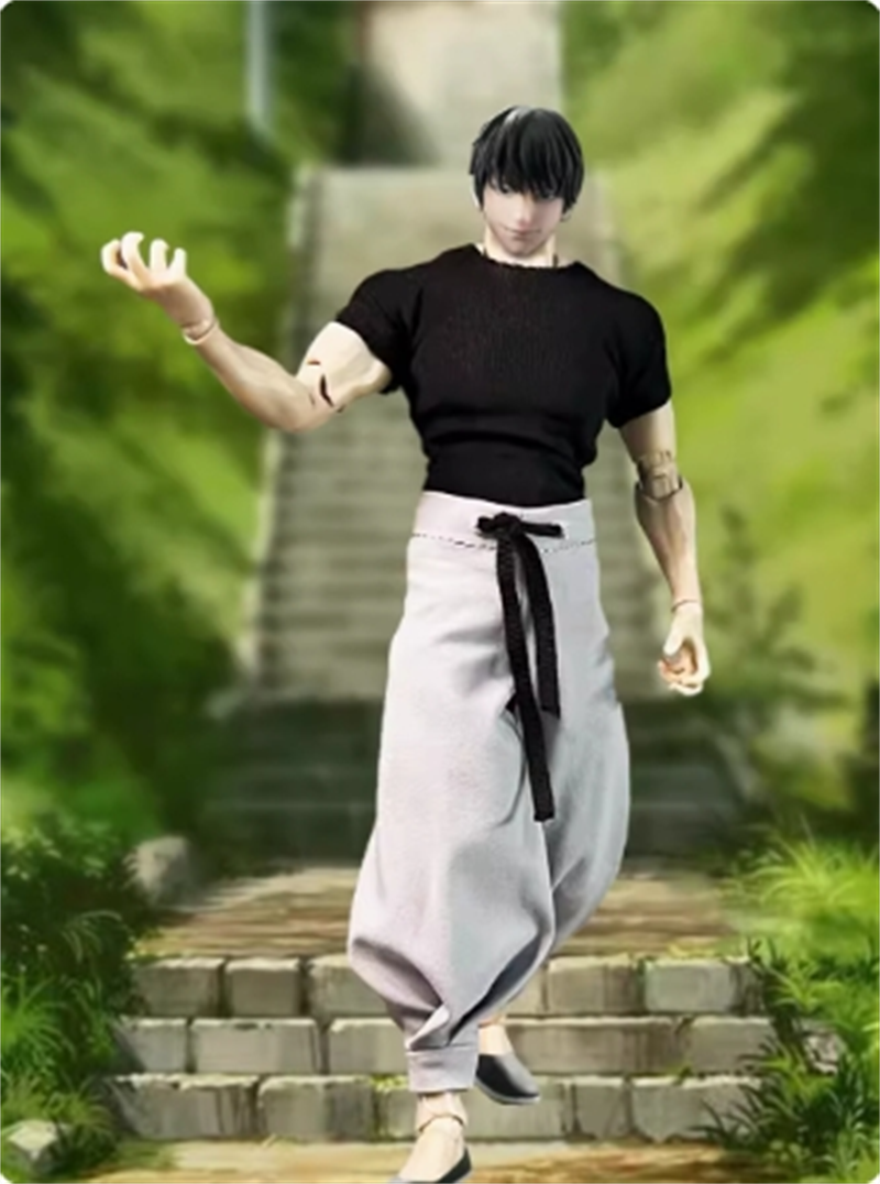 An application scenario or product detail of toji fushiguro pants - Image 6