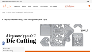 Tonic Studios - Tangerine Die Cutting Machine