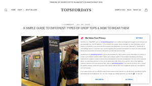 Tops for Days - Stylish Crop Tops