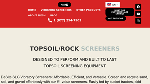 Topsoil Screening Equipment - Vibratory Screeners