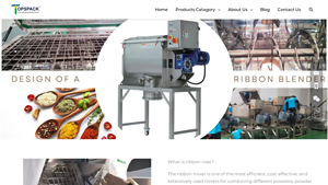 Topspack - Ribbon Mixer Machine