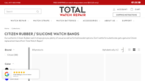 Citizen - Rubber Watch Bands