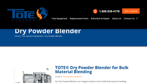 TOTE® - Dry Powder Blender