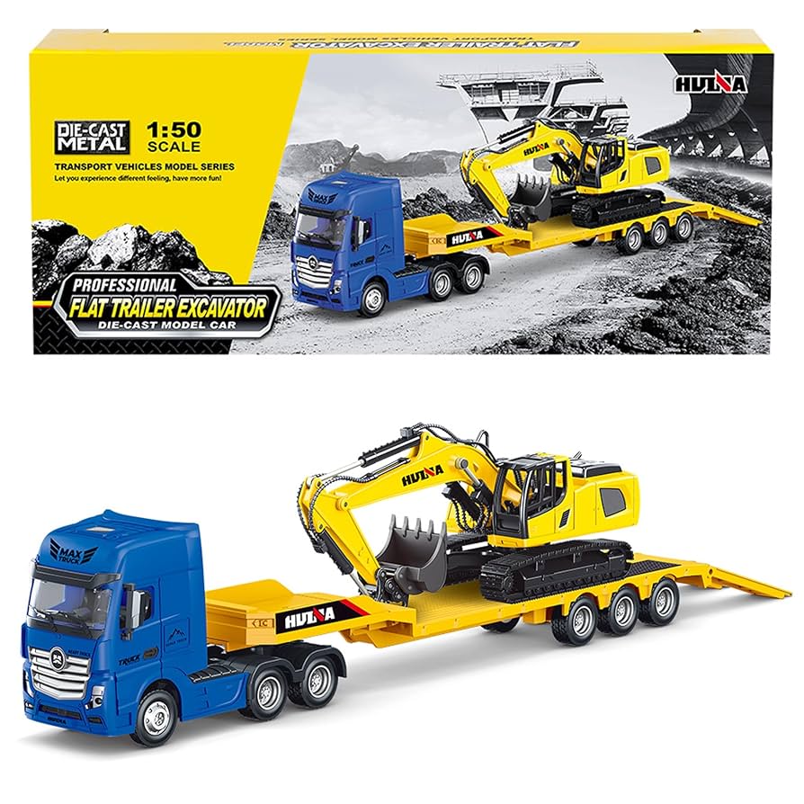 An application scenario or product detail of toy lorry and trailer - Image 1
