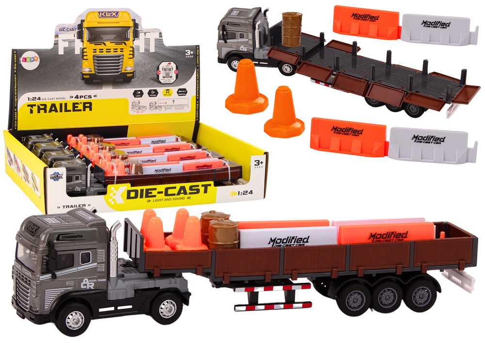 An application scenario or product detail of toy lorry and trailer - Image 6