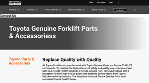 Toyota - Genuine Forklift Parts