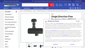 Ibex Equipment - Single Direction Flow Restrictor Valve
