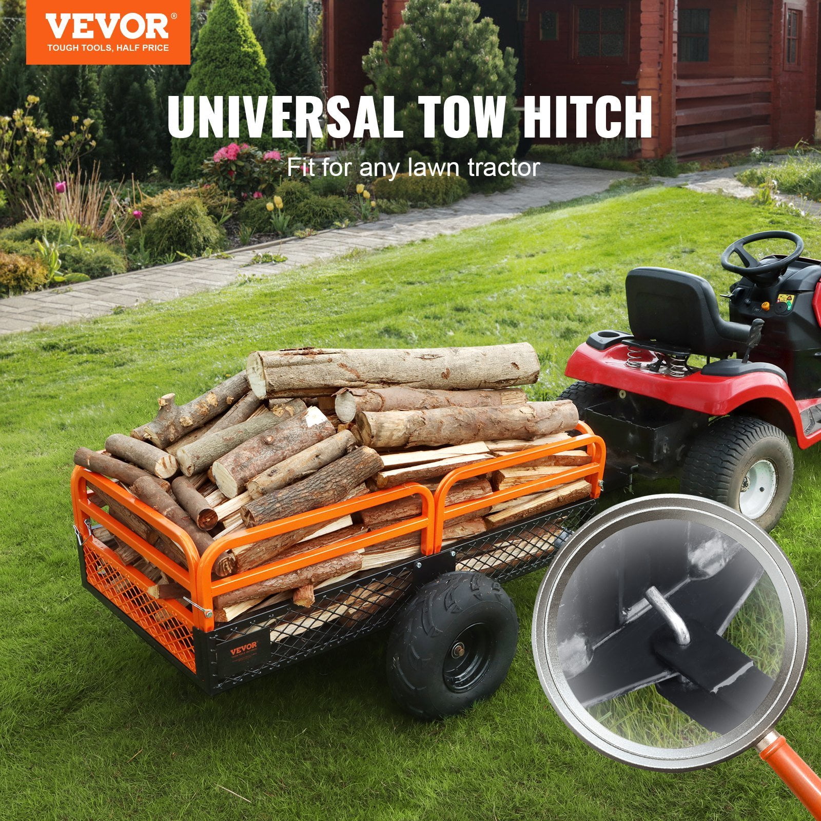 An application scenario or product detail of trailer for sit on mower - Image 17