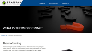 TranPak - Thermoformed Plastic Solutions